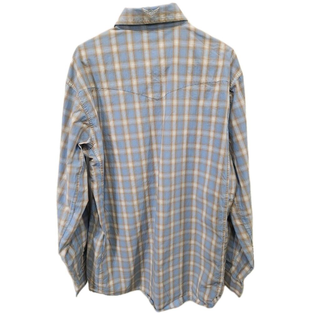 Wrangler Relentless Trevor Brazile Men's Western Pearl Snap Performance Shirt - Picture 4 of 8